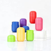 Flacon capsule pour animaux de compagnie, couleur mate givrée, 30 g, conteneur portable vide pour compléments alimentaires, impression de logo possible