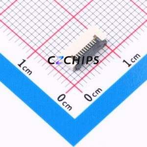 CAX-AFC30-10XCB-H1.5 FFC/FPC Connector SMD,P=0.5mm,Horizontal Mount Connector Flip Cover Type Bottom Contact 10P 0.5mm - Product Image 1