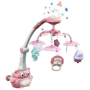 Nouvelle Arrivée : Mobile musical pour berceau en forme de hibou mignon avec projection lumineuse et fonctions de <span class=keywords><strong>bruit</strong></span> blanc pour le sommeil des bébés - Product Image 1