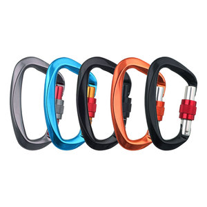 屋外スナップ<span class=keywords><strong>Carabiner</strong></span>フッククライミング,カラビナクリップクライミングアルミバックル - Product Image 5