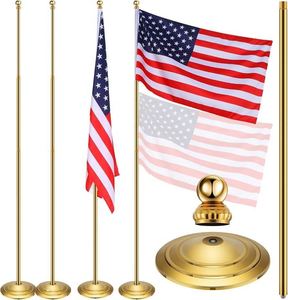 Nouveau produit, usine chinoise, vente de mât de drapeau, prix bas, haute qualité, livraison rapide, drapeau de bureau intérieur sur pied - Product Image 4