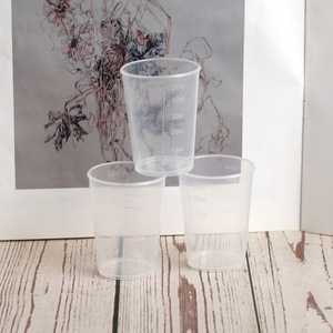 Plastic Measuring Cup 50ml Graduated For Laboratory Use PP Material - Product Image 3