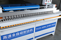 Machine de bordure automatique complète pour le travail du bois, le placage PVC et le mélaminage des coins des meubles