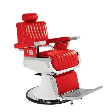 Barbiere mobili taglienti rosso alla moda sedia da barbiere Bomacy di alta qualità vendita calda moderna salone di bellezza mobili 5 pezzi