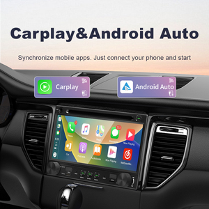 SEMAITU Double Din autoradio sans fil Carplay Android Auto DSP de charge rapide pour Bluetooth AM/FM/DVD/lecteur CD tableau de bord - Product Image 4