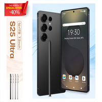Nouveau Téléphone S25 Ultra 2025 – Meilleure Vente – 16 Go + 1 To, Android 14, Processeur Deca Core, Écran 144 Hz, Prix Usine, Débloqué, Plein Écran