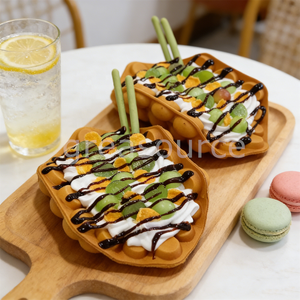 Huevos de Plástico Artificiales, Comida Falsa Ecológica con Patrón de Corazón, Accesorios para Exhibición en Cafeterías, Decoración del Hogar y Adornos para Fiestas - Product Image 5