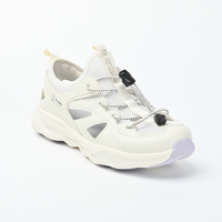 Chaussures de marche ajourées à lacets rapides, tige en maille PU, semelle en caoutchouc EVA, légères, pour la randonnée, le jogging et la gym, pour hommes et femmes