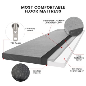 <span class=keywords><strong>Meilleur</strong></span> choix 2024 - <span class=keywords><strong>Matelas</strong></span> portable de 4 pouces, <span class=keywords><strong>matelas</strong></span> pliable pour le camping, les invités, les tout-petits, avec sac de transport, gris - Product Image 3