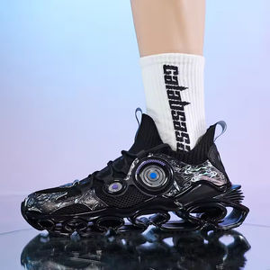 รองเท้ากีฬาลำลองผู้ชายแบบขายส่งสั่งทำพิเศษ พื้นรองเท้า EVA นุ่มสบาย ระบายอากาศได้ดี  หน้าผ้าตาข่าย กันลื่น เหมาะสำหรับวิ่งและเล่นเทนนิส - Product Image 5