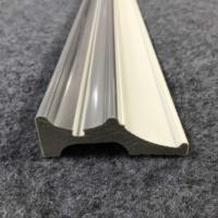 Papan Skirting Dekoratif Ps Tahan Air Berdensitas Tinggi Warna Putih Berbagai Warna dan Bentuk untuk Interior