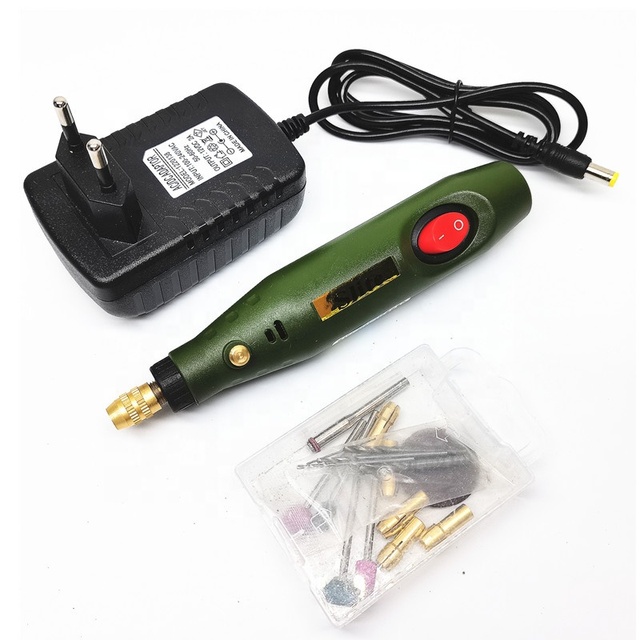 12V Mini Electric Mill P500-8 DIY Sculpting Jewelry Polishing Tool Pet Nail Sharpening Miniature Electric Drill