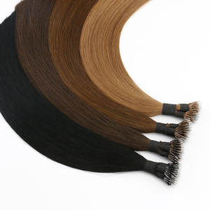 Bulto de calidad original Invisible Raw Indian Temple Cabello humano destaca Nano Tip Hair - Product Image 1