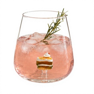 Handmade Borosilicate 300ml Clear Drinking Tumblers Lead-Free Whisky Water <b>Juice</b> <b>Glasses</b> Reusable Bulk - Product Image 2