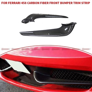Mejores piezas de fibra de carbono seca estilo OEM para automóviles, canards para parachoques delantero de Ferrari 458, piezas de carrocería. - Product Image 4