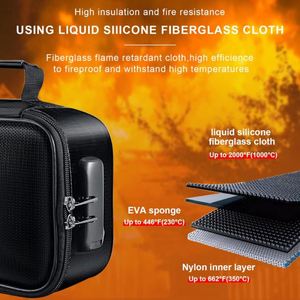 Organizador de Documentos Pequeño, Portátil, Resistente al Fuego y al Agua, Producto Esencial para Archivar en Casa, Oficina y Viajes - Product Image 2