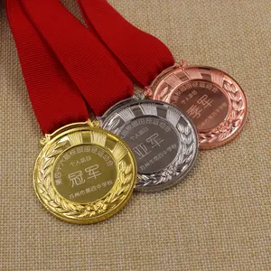 High Quality Customized Half Marathon Gold Award Medal Running Challenge Sport Medal