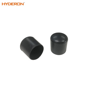 Hyderon <b>Round</b> Tube End Cap Black Plastic Non Slip Chair <b>Table</b> Leg <b>Cover</b> Foot Pad Sealing Plug Pipe Cap Home Use - Product Image 1
