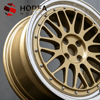 Jantes forgées rétro en mesh 2 pièces de 16/17/18 pouces, personnalisées 4x98 4x100 4x108 4x114.3 pour voitures JDM, tuning européen, et restomod.