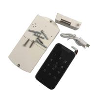 Panneau de serrure électronique EVERGOOD 2-en-1 pour mot de passe et carte IC, panneau de serrure intelligent encastré pour casiers de salle de sport