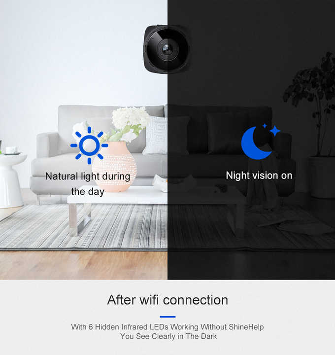 New Design Mini Motion Detection Two-way Audio Night Vision Security Wireless Micro Wifi  Camera