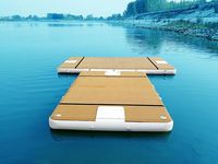 Plateforme flottante gonflable InflaToGo pour jet-skis, taille OEM pour parcs aquatiques