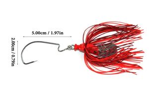 Spinnerbait – leurre de pêche Buzzbait Wobbler chatterbait pour bar avec lames de gabarit de natation, matériel de pêche à la carpe 11G - Product Image 4