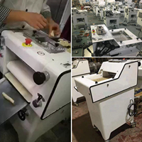Mini machine à mouler la pâte à pain Machine à presser la pâte à pain Machine à rouler la pâte pour pain grillé Baguette faisant la Machine