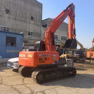 รถขุดตีนตะขาบฮิตาชิ ZX120 ZX200 มือสอง ขนาด 12 ตัน รุ่นปี 2023 สภาพดี พร้อมมอเตอร์ เกียร์ ปั๊มไฮดรอลิก และลูกปืน - Product Image 4