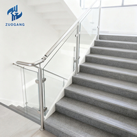 Meistverkaufte 304 Edelstahl Verstellbare Geländer-Balustrade Deck-Glasklammer Moderne Kleine D-Glashalterung für 8-10mm Glas
