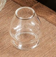 Bol à matcha en verre de style japonais fait main de 400 ml avec bec verseur, personnalisable, pour la cérémonie du thé vert matcha de style japonais