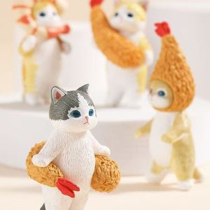 Venta al por mayor lindas muñecas de animales 5 dibujos animados de PVC fuego Camarón y gato Cos inspirado en <span class=keywords><strong>la</strong></span> animación japonesa en cajas ciegas - Product Image 6