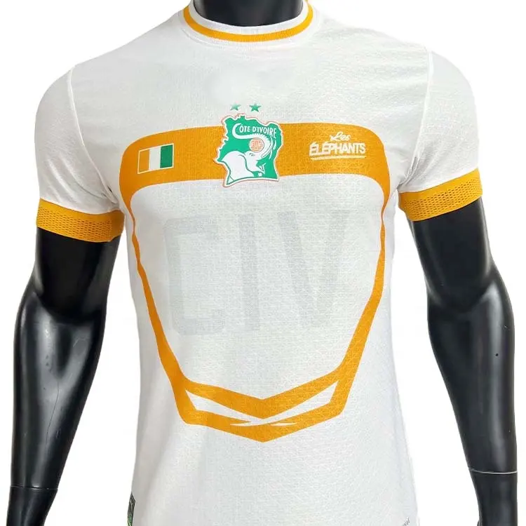 Custom Cote D Ivoire jerseys Africa Cup Team Players/Fans Soccer Wear 2023 2024 Ivory Coast Cote d'Ivoire Football/Soccer Jersey