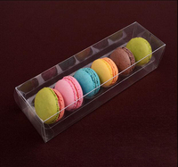 Boîte transparente portable, boîte en plastique Transparent, de haute qualité, pour Macaron en plastique Transparent, Recyclable