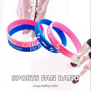 Bracelet de sport en silicone avec logo de couleur personnalisé Bracelet promotionnel pour les fans d'association de basket-ball pour l'équipe d'encouragement - Product Image 2
