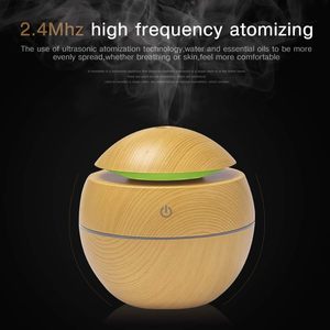 Hộ gia đình mini gỗ-hạt humidificador siêu âm aromatics LED màu sắc thay đổi độ ẩm không khí hương thơm tinh dầu khuếch tán - Product Image 3