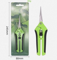 Sécateur de jardin, ciseaux de cueillette de fruits, ciseaux en acier inoxydable sur mesure, outil de jardinage pour la taille des plantes en pot et l'élimination des branches et des mauvaises herbes