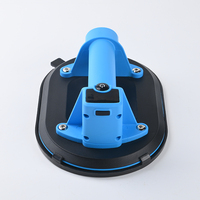 Ventouse électrique industrielle DIY avec poignée en plastique, batterie amovible et affichage numérique pour carrelage et verre