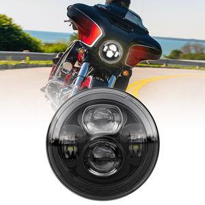 Faro a 7 LED per Moto per <span class=keywords><strong>Royal</strong></span> Enfield Classic 350 Accessori Hunter 350 Scram 411 Meteor INT650 <span class=keywords><strong>Continental</strong></span> GT Himalayan - Product Image 2