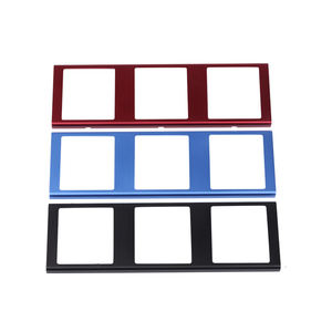 Aangepaste Kleur Geanodiseerd Aluminium Schakelaar Paneel Frontplaat Voor Smart Home Decoratieve Muurbevestiging - Product Image 3