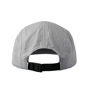Sombrero para correr de 5 paneles, gorras deportivas ligeras para correr, transpirable, EVA, ala plana, sombreros para correr, gorra para correr de poliéster perforada - Product Image 3