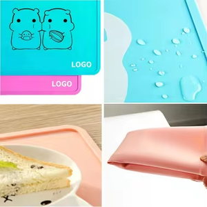 Popular Design BPA Free <b>Heat</b>-<b>Resistance</b> Non-Slip Baby <b>Silicone</b> Dinner <b>Mat</b> Kid Food Place <b>Mat</b> - Product Image 4