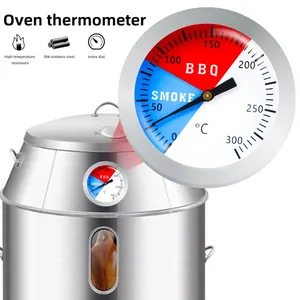 BBQ Barbecue <strong>Stove</strong> <strong>Thermometer</strong> 0-300 Barbecue <strong>Thermometer</strong> Kitchen <strong>Thermometer</strong> - Product Image 3