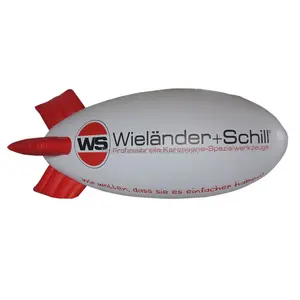 Наружная реклама большой надувной дирижабль оптом ПВХ надувной самолет - Product Image 4