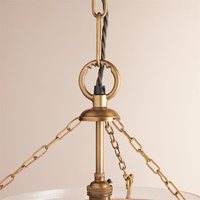 Lustre moderne vintage en verre avec cadre en laiton, luminaire suspendu personnalisé pour la maison, l'hôtel, la villa, la cuisine, le salon