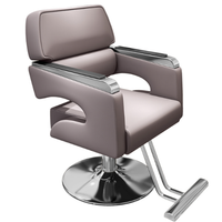 Chaise de coiffure en cuir synthétique réglable de haute qualité multifonctionnelle pour salon de coiffure salle de bain Salon de beauté