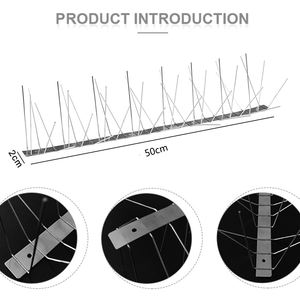 Houdt Klein Weg Van Dak Vogel Afschrikkende Gelaste Roestvrijstalen Hek Throns <span class=keywords><strong>Anti</strong></span> Vogel Duif Spikes - Product Image 5
