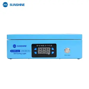 SUNSHINE S-918B Mini UV Curing Light Box No Blistering With High Effect No Wrinkless to Curved Screens With 60pcs Light
