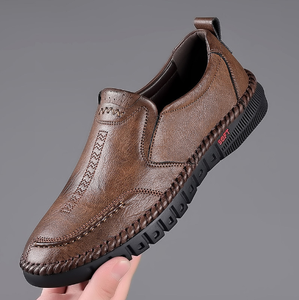 Nuove Scarpe Casual in Pelle con Suola Morbida Traspirante, Slip-On da Uomo, Scarpe Casual Basse in Pelle - Product Image 3