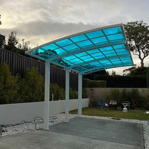 Cochera/Garaje/Techo para Estacionamiento de Automóviles con Estructura de Aluminio y Techo de Policarbonato Tratado Térmicamente de Alta Calidad - Product Image 4